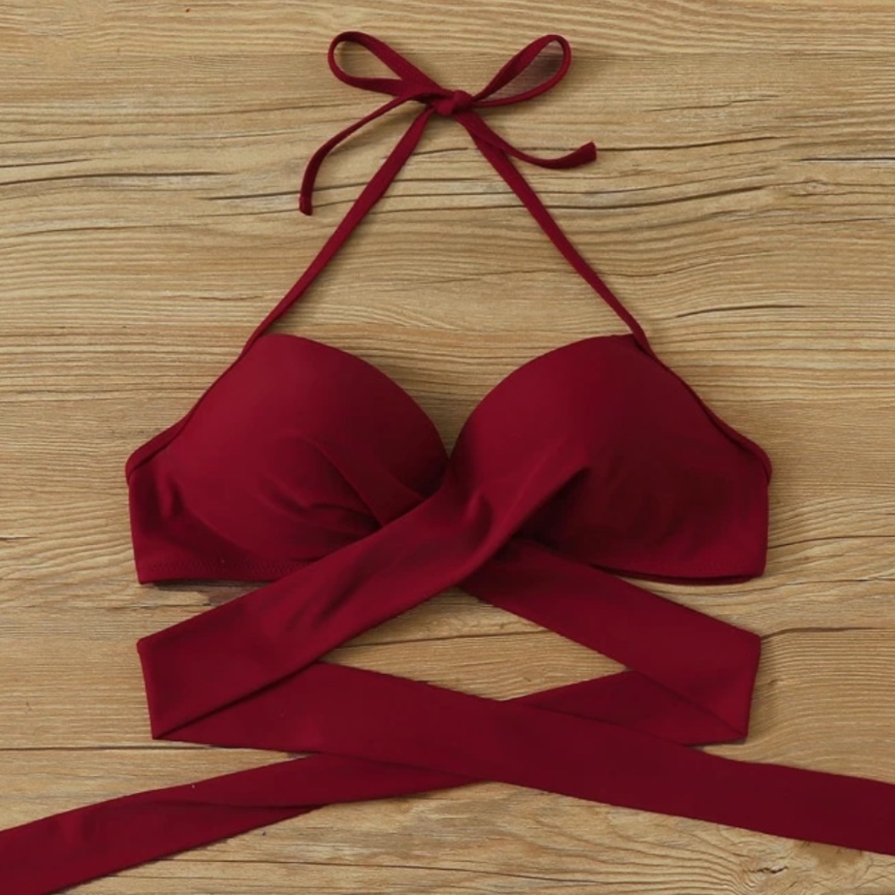 Tie Front Bikini Top